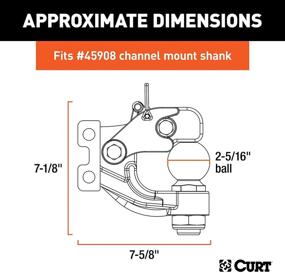 img 3 attached to Manufacturing 45922 Channel Mount Pintle Combination