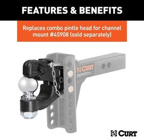 img 1 attached to Manufacturing 45922 Channel Mount Pintle Combination