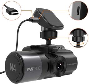 img 3 attached to 📹 Vantrue Dash Cam GPS Receiver Module Type C USB Port Adhesive Mount for Windows and Mac - N4, N2S, T3