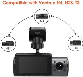 img 2 attached to 📹 Vantrue Dash Cam GPS Receiver Module Type C USB Port Adhesive Mount for Windows and Mac - N4, N2S, T3