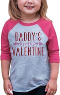 ❤️ ate apparel toddler girls' valentine baseball clothing logo