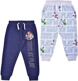 img 4 attached to 👖 Disney Toy Story Boy's Drawstring Athletic Jogger Pants - 2-Piece Set