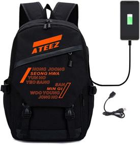 img 4 attached to CHAIRAY Backpack Charging Wooyoung Travel Backpacks