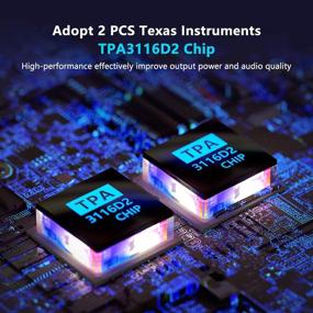 img 1 attached to Усилитель Fosi Audio Bluetooth 50 с интегрированным функционалом