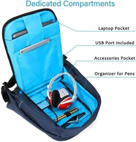 img 1 attached to 🎒 Optimized Travel Laptop Backpacks