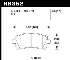 img 1 attached to Hawk Performance HB352F 665 Ceramic Brake