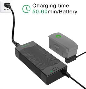 img 2 attached to 🔋 Smatree 90W Rapid Intelligent Battery Charger for DJI Mavic 2 Pro/Mavic 2 Zoom (Not compatible with Mavic Pro/Mavic Platinum)