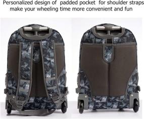 img 1 attached to 🎒 Seanshow Wheeled Backpack: A Product Perfect for Schooling Geometry