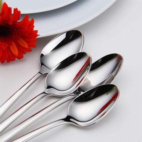 img 1 attached to 🍽️ Restaurant Stainless Silverware Tablespoons by MASSUGAR - Enhance Online Visibility