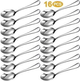 img 3 attached to 🍽️ Restaurant Stainless Silverware Tablespoons by MASSUGAR - Enhance Online Visibility