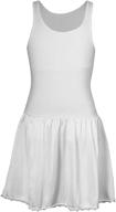 sash full slip sleeveless under dress: teen girls' crop top with 95% cotton and 5% lycra for comfortable style logo