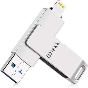 img 4 attached to 📱 iDiskk 128GB MFi Certified Photo Stick for iPhone - USB Flash Drive for iPhone 13/12/12 mini/12 pro max/11/11 pro/XR/X/XS - Photo Storage for iOS, iPhone Memory Stick - Compatible with iPad, MacBook, and PC