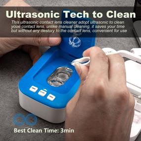 img 2 attached to Contact Cleaner Portable Ultrasonic Cleaning