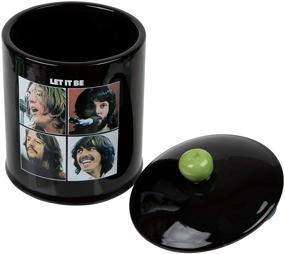 img 1 attached to 🪕 Fabulously Functional Beatles Home Cookie Jar: Store Your Sweet Treats in Iconic Style!