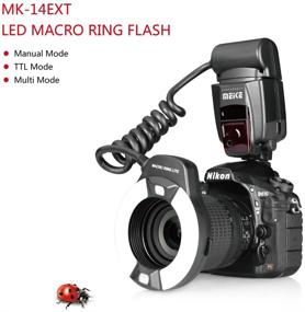 img 2 attached to 📸 Nikon Macro Ring Flash: MEKE MK-14EXT-N I-TTL Compatibility, LED AF Assist Lamp