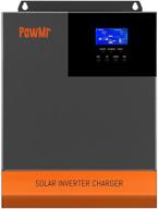 ⚡ powerful 3000w solar hybrid inverter: dc to ac 24v-120v, pure sine wave with mppt charge controller - ideal for lead acid and lithium batteries, utility, generator, solar charge support logo