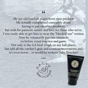 img 2 attached to Salty Britches Skin Barrier Ointment - The Ultimate Chafing Prevention & Soothing Solution for Men, Women & Children!