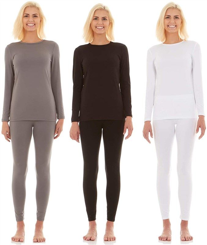 Bodtek Womens Thermal Underwear Fleece Women's Clothing for Lingerie