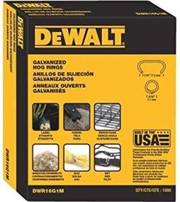 img 1 attached to Кольцевые застежки DEWALT DWR16G1M Оцинкованные