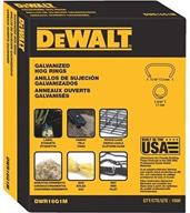 dewalt dwr16g1m ring fasteners galv logo