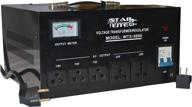 starlite 5000 watt step up/down voltage converter transformer wtx-5000: 5-year warranty, fuse protection, automatic voltage regulator - 110/220 v two-way transformer for reliable power conversion - 110/120/220/240v compatible logo