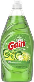 img 4 attached to 🍽️ Original Scent Gain Ultra Dishwashing Liquid, 21.6 Fl Oz (Pack of 1)