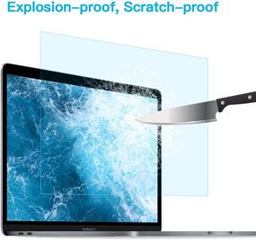 img 1 attached to 👁️ Blue Light Blocking Laptop Screen Protector: 2PC Anti Glare Filter Film for 15.6" Display 16:9 - Protect Eyes, Reduce Eye Strain