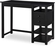 🎨 dorel living drafting and craft counter height desk: perfect black beauty for crafters and artists логотип