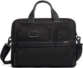 img 4 attached to Alpha Expandable Organizer Laptop Briefcase