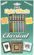 🧵 dmc 317wpk7 light effects blended polyester embroidery floss, 8.7-yard - classical blends logo