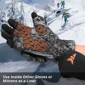 img 1 attached to 🧤 Stay Warm and Nimble with KastKing Morning Frost Liner Gloves!