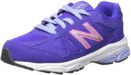 optimize your search: new balance kj888v1 pre running girls' athletic shoes logo