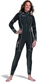 img 4 attached to 👙 Mares Women's 8-6-5 mm Front Zip Flexa Wetsuit