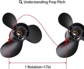 img 1 attached to 🚀 Upgraded Aluminum Propeller 14 1/2 x 19 Pitch for Mercury Outboard Engine 135-300HP, 15 Spline Tooth, RH - Tutor Auto 48-832830A45 (Includes Hub Kits)