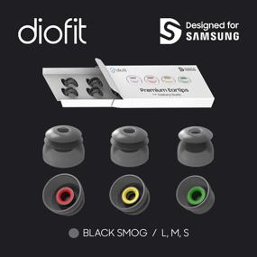 img 3 attached to 🎧 Насадки для ушей Diofit/Galaxy Buds2/Buds Plus с несколькими фланцами (набор SML 3) - идеальная посадка для Samsung/Beats Studio Buds.