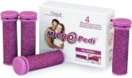 подлинные ролики micro-pedi emjoi: дополнительно грубые для борьбы с жесткими мозолями логотип