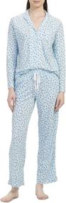 img 3 attached to Women's Floral Girlfriend Pajama Set with Long Sleeves by Karen Neuburger