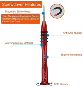 img 1 attached to Набор отверток Paxcoo Precision - магнитный инструментарий для ремонта очков, электроники и часов
