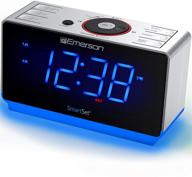 🔊 emerson radio er100112: bluetooth alarm clock radio with usb charging, night light & jumbo display logo