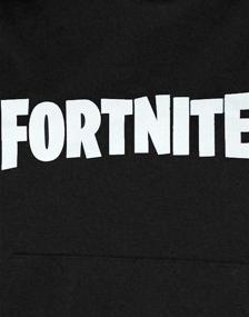 img 2 attached to Black Hoodie for Kids/Boys Featuring FORTNITE Logo