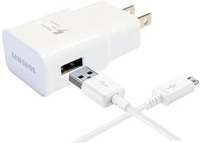 img 2 attached to 🔌 SAMSUNG SAMEP-TA20JWEUSTA OEM Adaptive Fast Charging Wall Charger for Galaxy S6/Edge-6 - White - Retail Packaging