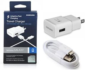 img 3 attached to 🔌 SAMSUNG SAMEP-TA20JWEUSTA OEM Adaptive Fast Charging Wall Charger for Galaxy S6/Edge-6 - White - Retail Packaging