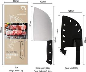 img 1 attached to Сербский нож для резки из нержавеющей стали XYJ