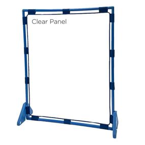 img 3 attached to Kids Room Divider/Classroom Partition for Daycare, Homeschool, Preschool - Children's Factory Big Screen PlayPanel, Free-Standing Panel with Clear Design