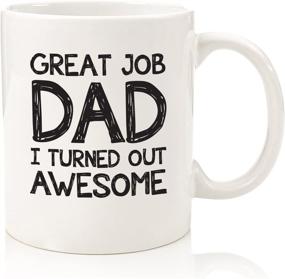 img 4 attached to 🎁 Awesome Dad Hilarious Coffee Mug - Top Christmas Presents for Dad, Men - Uncommon Prank Xmas Gifts from Daughter, Son, Kids, Favorite Child - Trendy Bday Gift Idea for Father, Him, Guys - Entertaining Novelty Cup