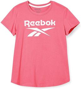 img 4 attached to 👚 Stylish Reebok Girls' Ss T-Shirts: Comfortable and Trendy Tops for Active Girls