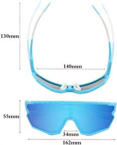 img 2 attached to High-Performance Polarized Sports Sunglasses for Cycling, Baseball, Fishing, Skiing, Running, and Golf