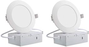 img 4 attached to 💡 ECOWHO Approved Dimmable Recessed Lighting: Enhance Ambiance with Energy-Efficient Solutions