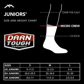 img 2 attached to 🧦 Darn Tough Light Hiker Jr. Micro Crew Light Cushion Sock - Premium Comfort for Boys