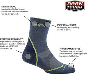 img 3 attached to 🧦 Darn Tough Light Hiker Jr. Micro Crew Light Cushion Sock - Premium Comfort for Boys